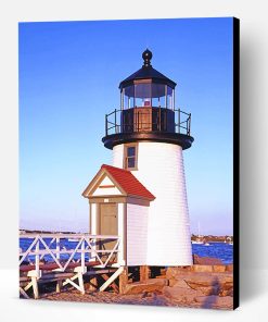 Brant Point Lighthouse Nantucket Paint By Number