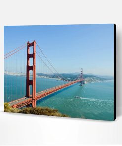Golden Gate Bridge San Fransisco Paint By Number