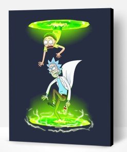 Portal Gun Rick And Morty Paint By Numbers