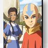 Aang and Katara The Last Airbender Paint By Number
