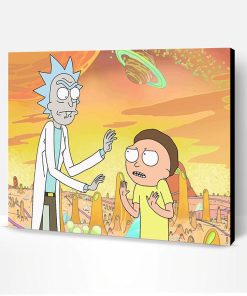 Angry Rick and Morty Paint By Number