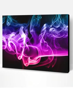 Abstract Colorful Smoke Paint By Number