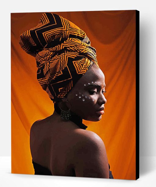 African Woman Paint By Number