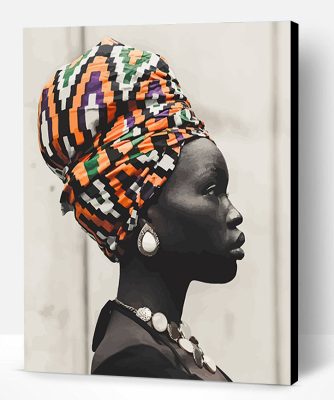 African Woman Paint By Number