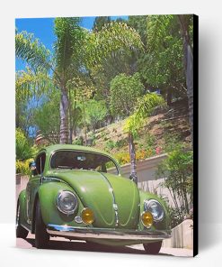 Antique Green VW Paint By Number