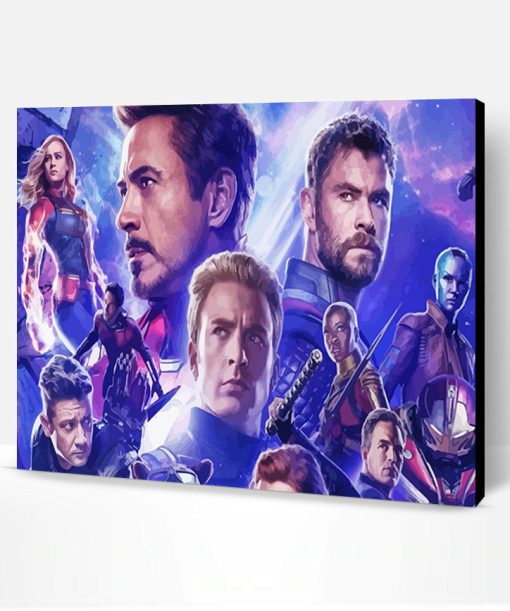 Avengers Endgame Paint By Number