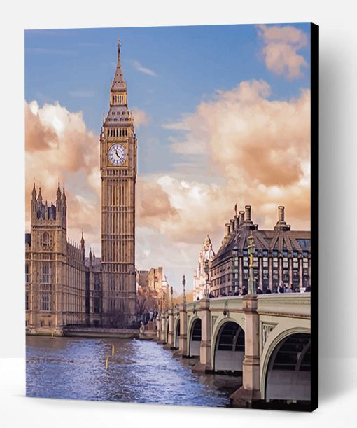 Big Ben and House of Parliament London Paint By Number