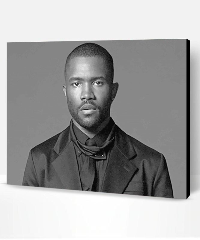 Black And White Frank Ocean Paint By Number