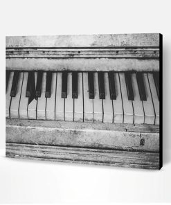 Black And White Piano Paint By Number