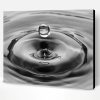 Black and White Water Drop Paint By Number