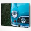 Blue Classic Car Close Up Paint By Number