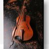 Brown Wooden Violin Paint By Number