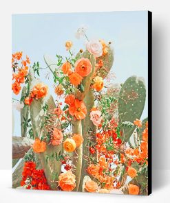 Cactus Flower Aesthetic Paint By Number