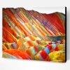 China Rainbow Mountains Paint By Number