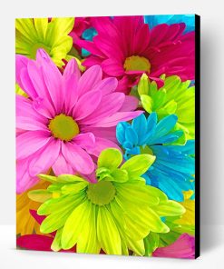 Colorful Flowers Paint By Number