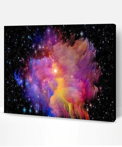 Colorful Galaxy Paint By Number