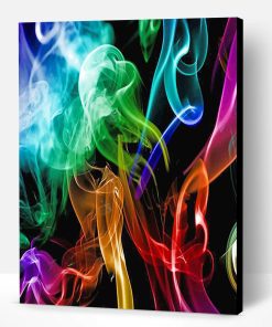 Colorful Light Smoke Paint By Number