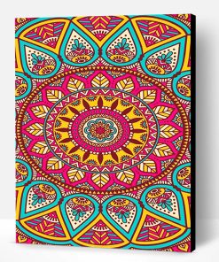 colorful mandala adult paint by numbers