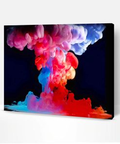 Colorful Smoke Abstract Paint By Number