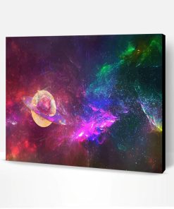Colorful Space Paint By Number