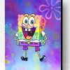 Colorful Spongebob Cartoon Paint By Number