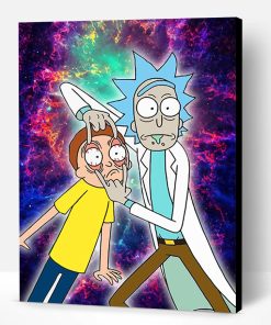 Crazy Rick and Morty Paint By Number