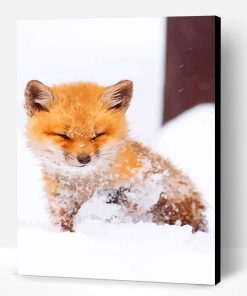 Cute Baby Fox Paint By Number