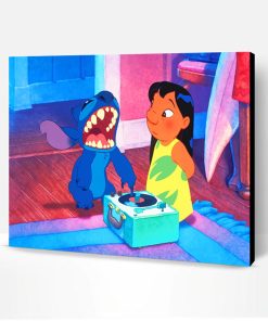 Cute Lilo And Stitch Paint By Number