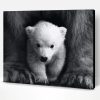 Cute Little White Bear Paint By Number
