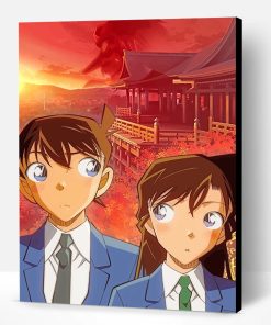 Detective Conan and Ran Paint By Number