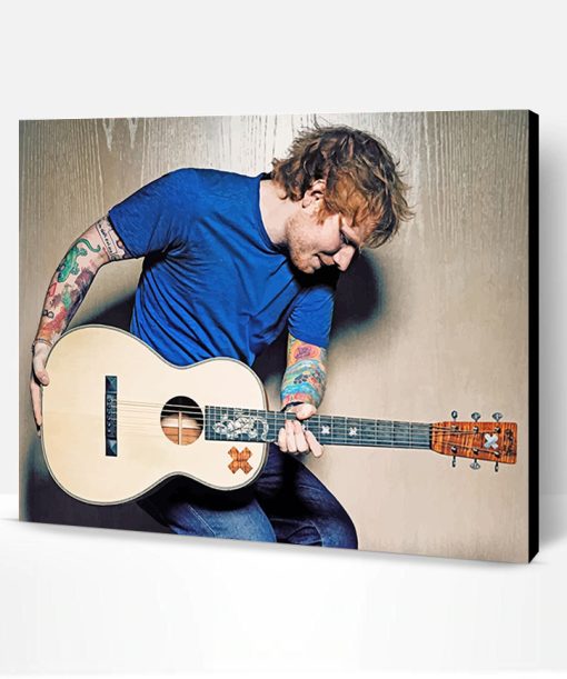 Ed Sheeran With Guitar Paint By Number