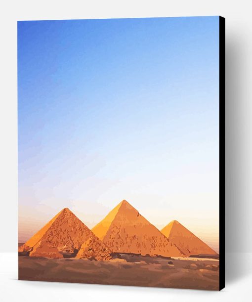 Egypt Pyramids Landscape Paint By Number