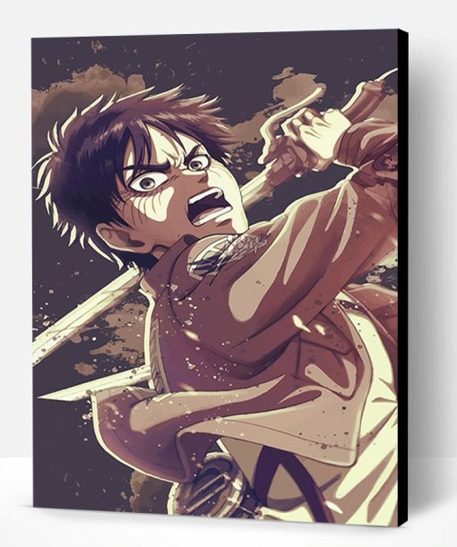 Eren Attack On Titan Paint By Number