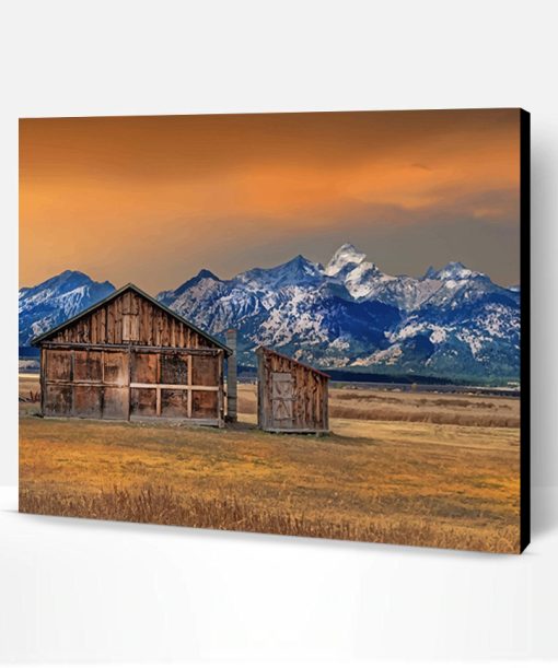 Grand Teton National Park Paint By Number