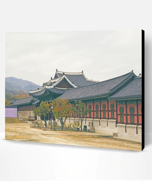 Gyeongbokgung Palace South Korea Paint By Number