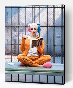 Harley Quinn Reading Paint By Number