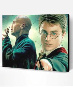Harry Potter and Voldemort Paint By Number