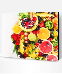 Healthy Life Style Fruits Paint By Number
