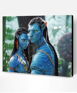 Jake Sully And Neytiri Avatar Paint By Number
