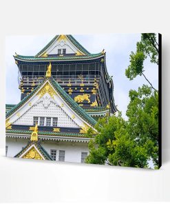 Japan Osaka Castle Paint By Number