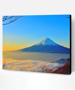 Japanese Mt-fuji Landscape Paint By Number