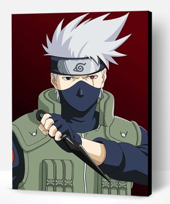 Kakashi Hatake Naruto Paint By Number