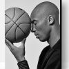 Kobe Bryant Black and white Portrait Paint By Number