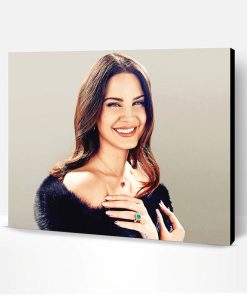 Lana Del Rey Smiling Portrait Paint By Number
