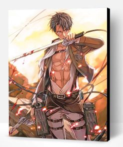 Levi- Attack On Titan Anime Paint By Number