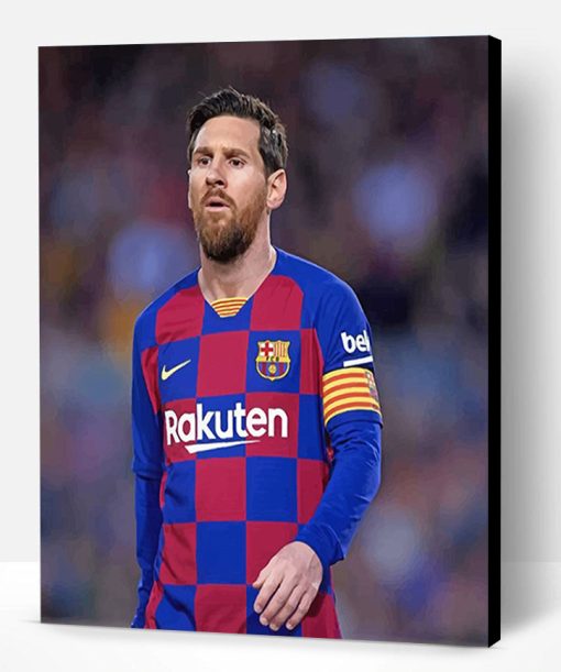 Lionel Messi Barcelona Paint By Number