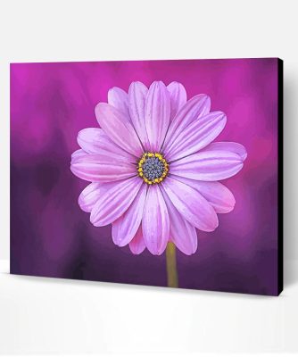 Purple Flower Paint By Number