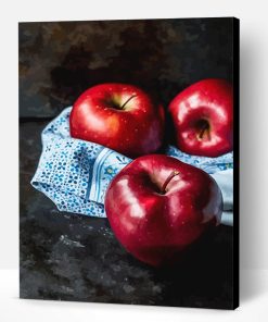 Red apples Fruit Still Life Paint By Number