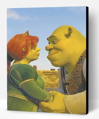 Shrek And Fiona Paint By Number