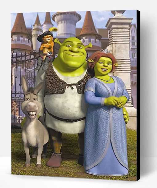 Shrek Family Paint By Number